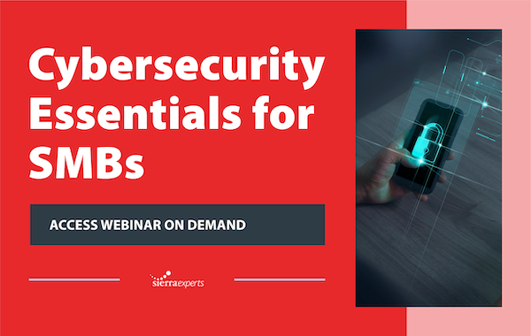 Cybersecurity Essentials for SMBs | On-Demand Webinar